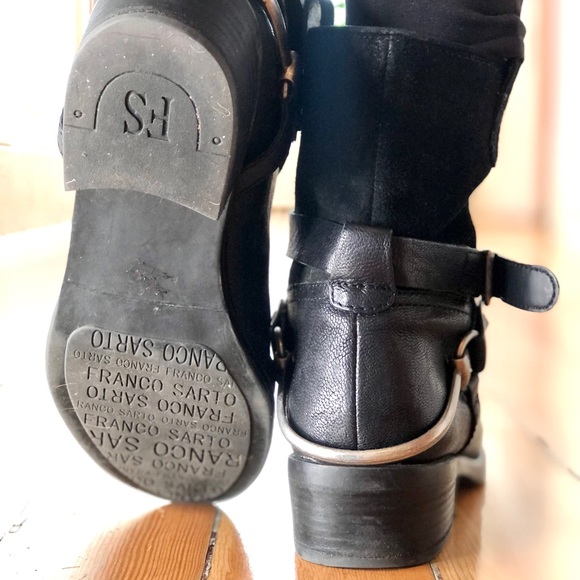 🖤 FRANCO SARTO BLACK BOOTIES 🖤 - Picture 4 of 11
